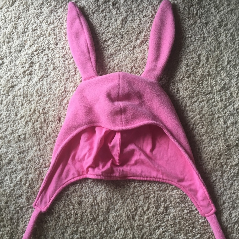 Pink Bunny Ear Hat- Bob’s Burgers Costume